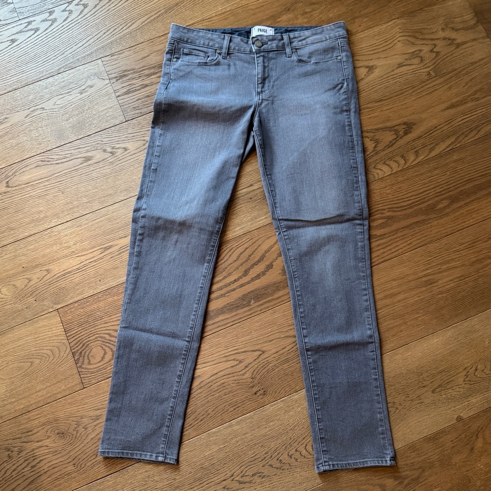 PAIGE Women's Skinny Jeans in Slate Gray - Size 31